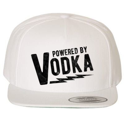 Powered By Vodka Wool Snapback Cap