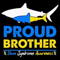 Proud Brother World Down Syndrome Awareness Day Shark T21 Doggie Tank