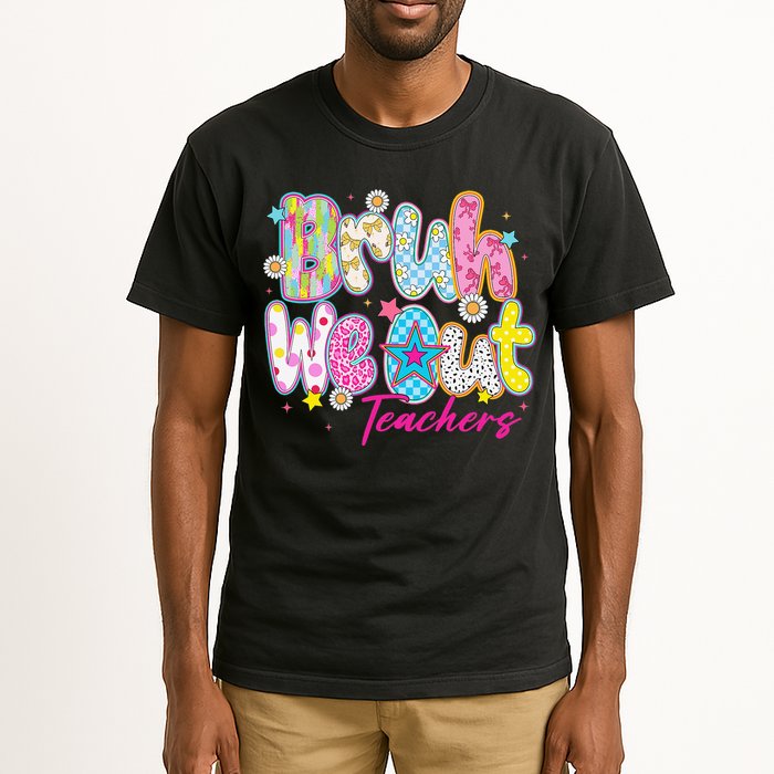 Preppy Bruh We Out Teachers Last Day Of School Summer Break Tall T-Shirt