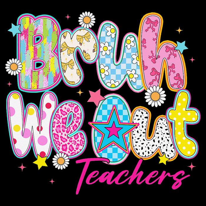 Preppy Bruh We Out Teachers Last Day Of School Summer Break Tall T-Shirt