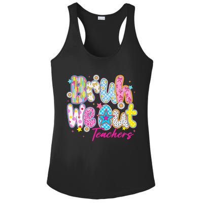 Preppy Bruh We Out Teachers Last Day Of School Summer Break Ladies PosiCharge Competitor Racerback Tank