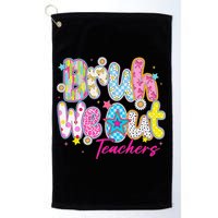 Preppy Bruh We Out Teachers Last Day Of School Summer Break Golf Towel