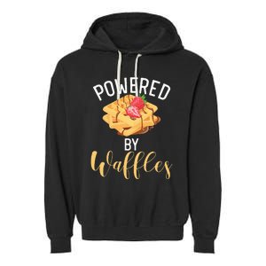 Powered By Waffles Garment-Dyed Fleece Hoodie