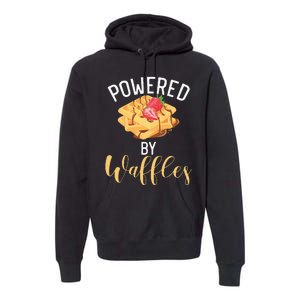 Powered By Waffles Premium Hoodie