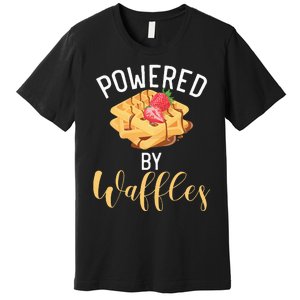 Powered By Waffles Premium T-Shirt