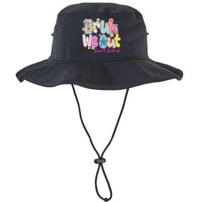 Preppy Bruh We Out Lunch Ladies Last Day Of School Summer Bucket Hat