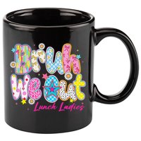 Preppy Bruh We Out Lunch Ladies Last Day Of School Summer 11oz C Handle Ceramic Mug