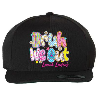 Preppy Bruh We Out Lunch Ladies Last Day Of School Summer Wool Snapback Cap