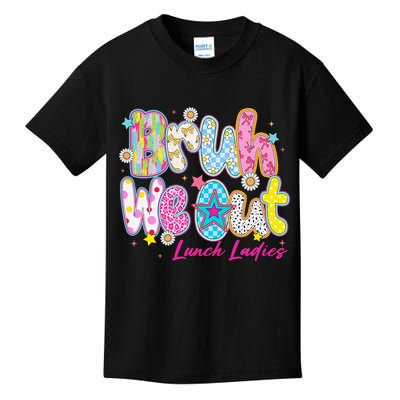 Preppy Bruh We Out Lunch Ladies Last Day Of School Summer Kids T-Shirt