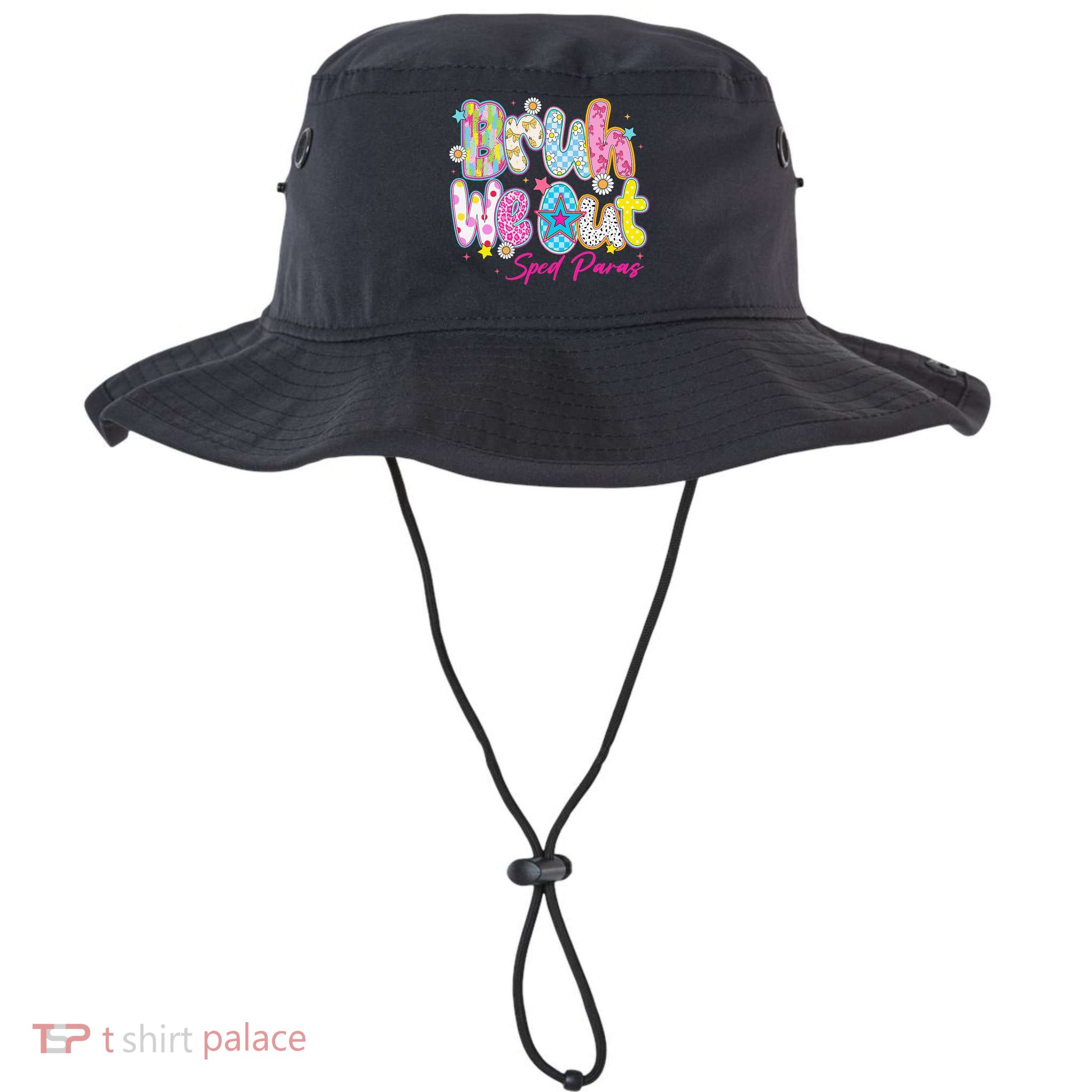 Preppy Bruh We Out Sped Paras Last Day Of School Summer Bucket Hat