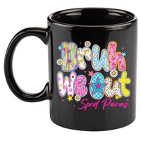 Preppy Bruh We Out Sped Paras Last Day Of School Summer 11oz C Handle Ceramic Mug