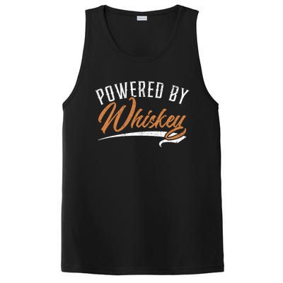 Powered By Whiskey Whisky Ing Drunk Alcohol Er Cool Gift PosiCharge Competitor Tank