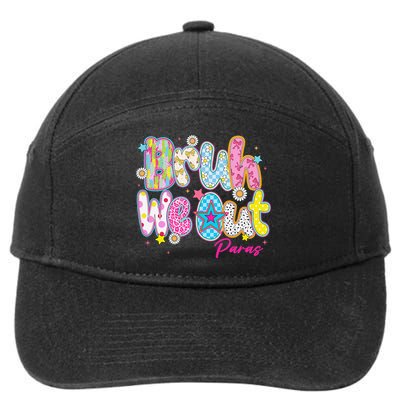 Preppy Bruh We Out Paraprofessionals Last Day Of School 7-Panel Snapback Hat