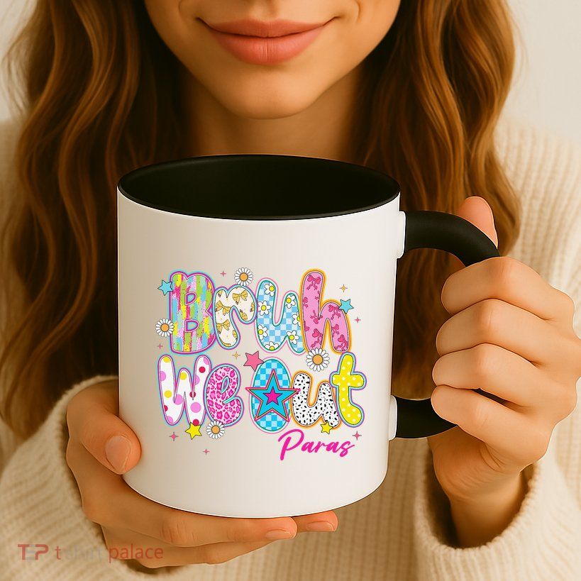 Preppy Bruh We Out Paraprofessionals Last Day Of School Mug