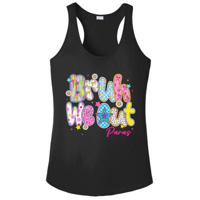 Preppy Bruh We Out Paraprofessionals Last Day Of School Ladies PosiCharge Competitor Racerback Tank
