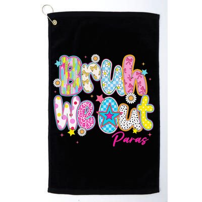Preppy Bruh We Out Paraprofessionals Last Day Of School Golf Towel