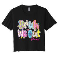 Preppy Bruh We Out Paraprofessionals Last Day Of School Women's Crop Top Tee