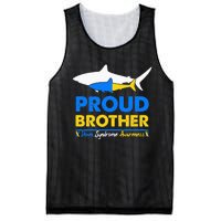 Proud Brother World Down Syndrome Awareness Day Shark T21 Mesh Reversible Basketball Jersey Tank