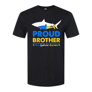 Proud Brother World Down Syndrome Awareness Day Shark T21 Softstyle CVC T-Shirt