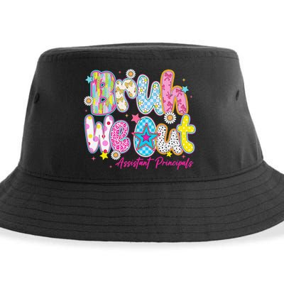 Preppy Bruh We Out Assistant Principals Last Day Of School Sustainable Bucket Hat