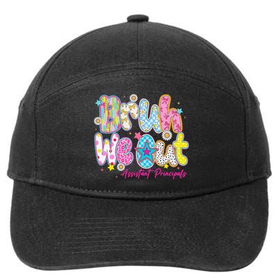 Preppy Bruh We Out Assistant Principals Last Day Of School 7-Panel Snapback Hat