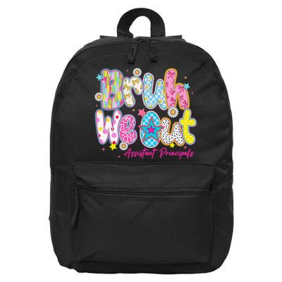 Preppy Bruh We Out Assistant Principals Last Day Of School 16 in Basic Backpack