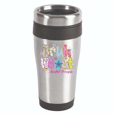 Preppy Bruh We Out Assistant Principals Last Day Of School 16oz Travel Tumbler