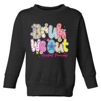 Preppy Bruh We Out Assistant Principals Last Day Of School Toddler Sweatshirt