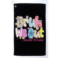 Preppy Bruh We Out Assistant Principals Last Day Of School Golf Towel