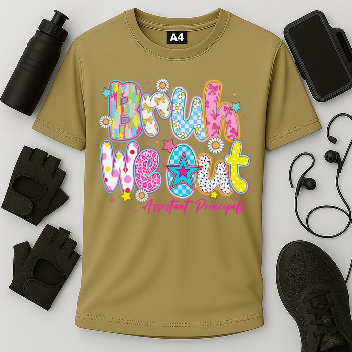 Preppy Bruh We Out Assistant Principals Last Day Of School Performance Shirt