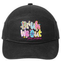 Preppy Bruh We Out School Secretaries Last Day Of School 7-Panel Snapback Hat