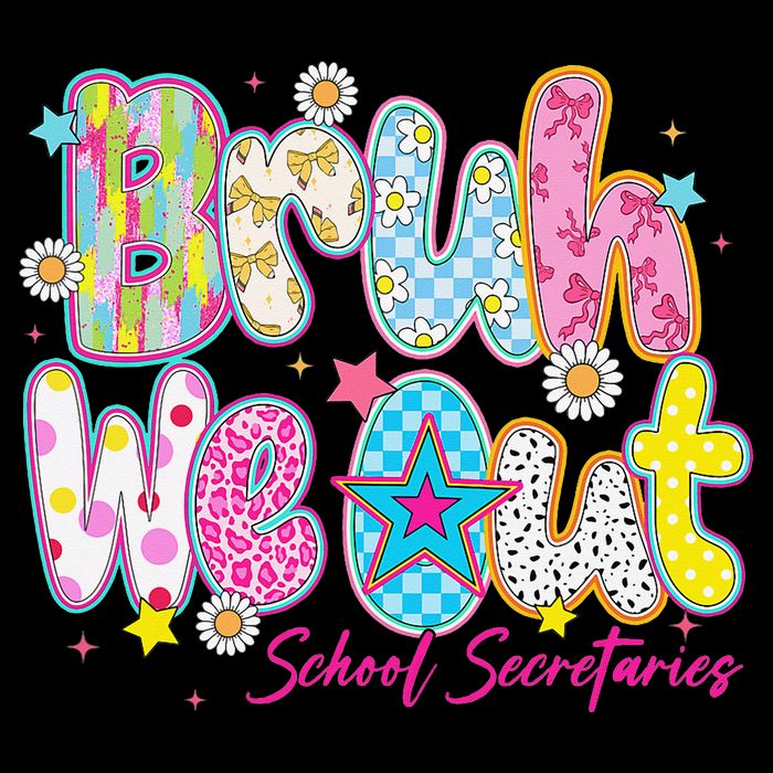 Preppy Bruh We Out School Secretaries Last Day Of School Sustainable Knit Beanie