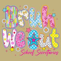 Preppy Bruh We Out School Secretaries Last Day Of School Cooling Performance Long Sleeve Crew