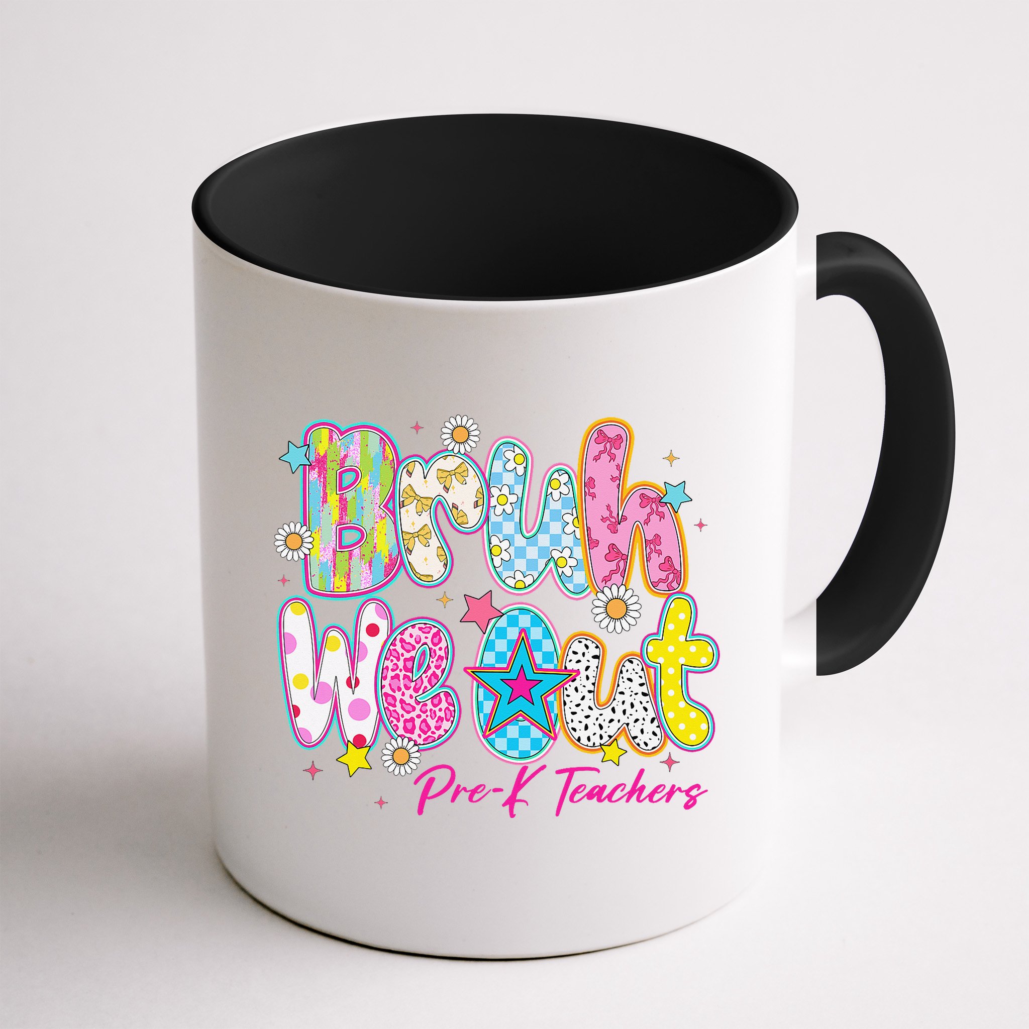 Preppy Bruh We Out Pre-K Teachers Last Day Of School Summer Mug