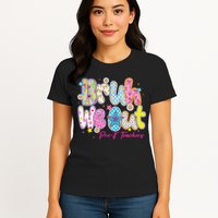 Preppy Bruh We Out Pre-K Teachers Last Day Of School Summer Womens T-Shirt