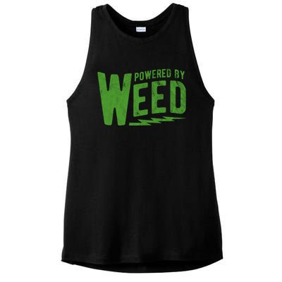 Powered By Weed Ladies PosiCharge Tri-Blend Wicking Tank