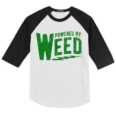 Powered By Weed Kids Colorblock Raglan Jersey