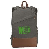 Powered By Weed Cotton Canvas Backpack