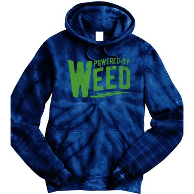 Powered By Weed Tie Dye Hoodie