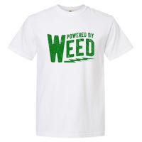 Powered By Weed Garment-Dyed Heavyweight T-Shirt