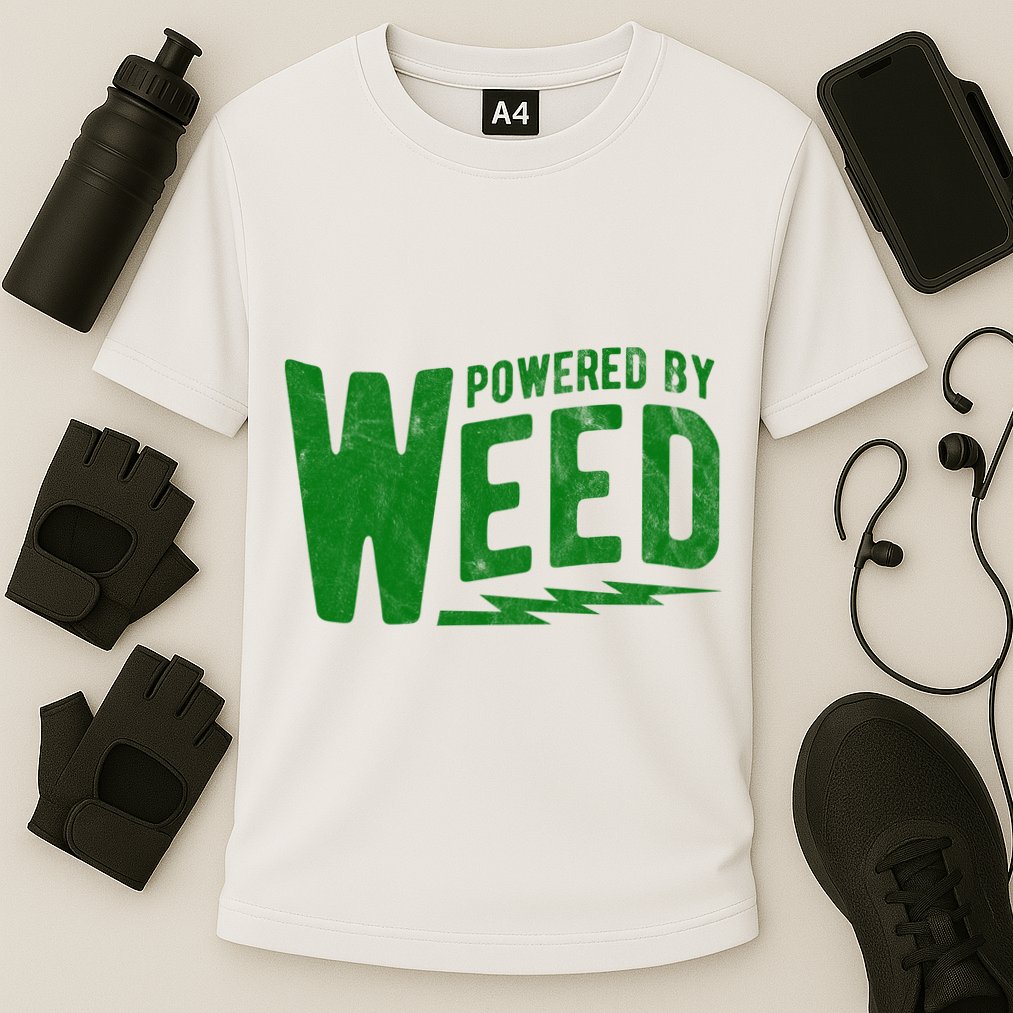 Powered By Weed Performance Shirt