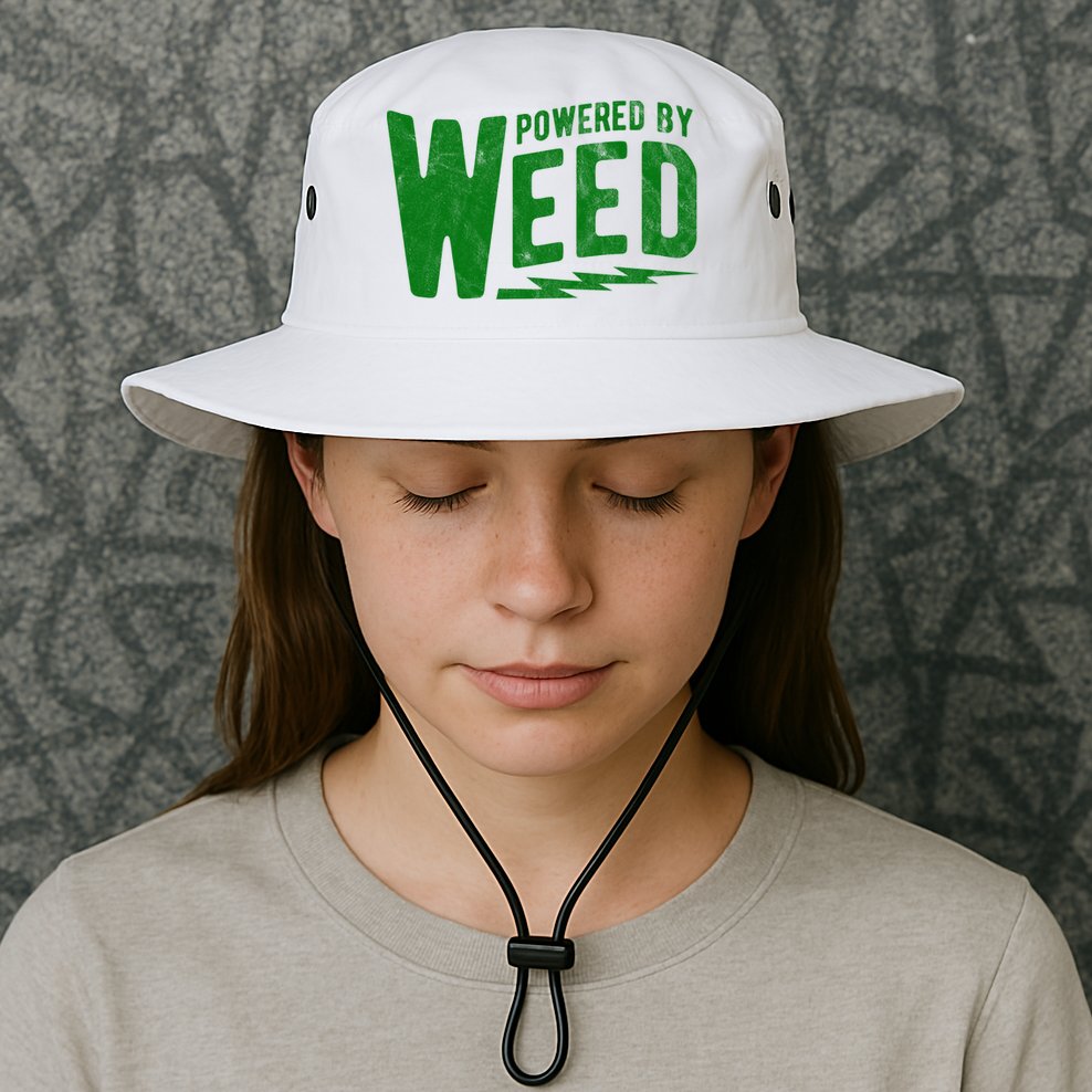 Powered By Weed Bucket Hat