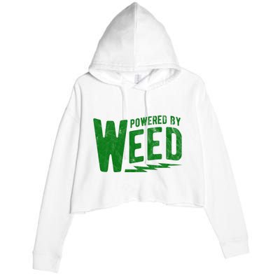 Powered By Weed Crop Fleece Hoodie