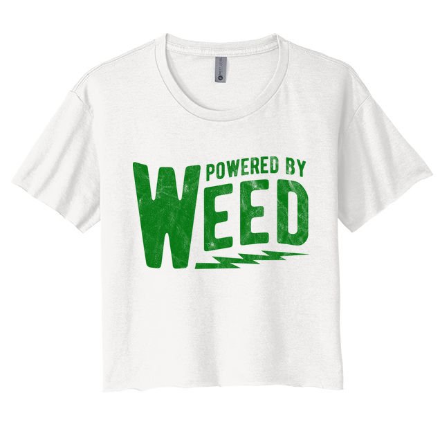 Powered By Weed Crop Top
