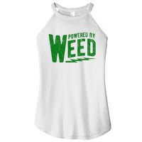 Powered By Weed Women's Perfect Tri Rocker Tank