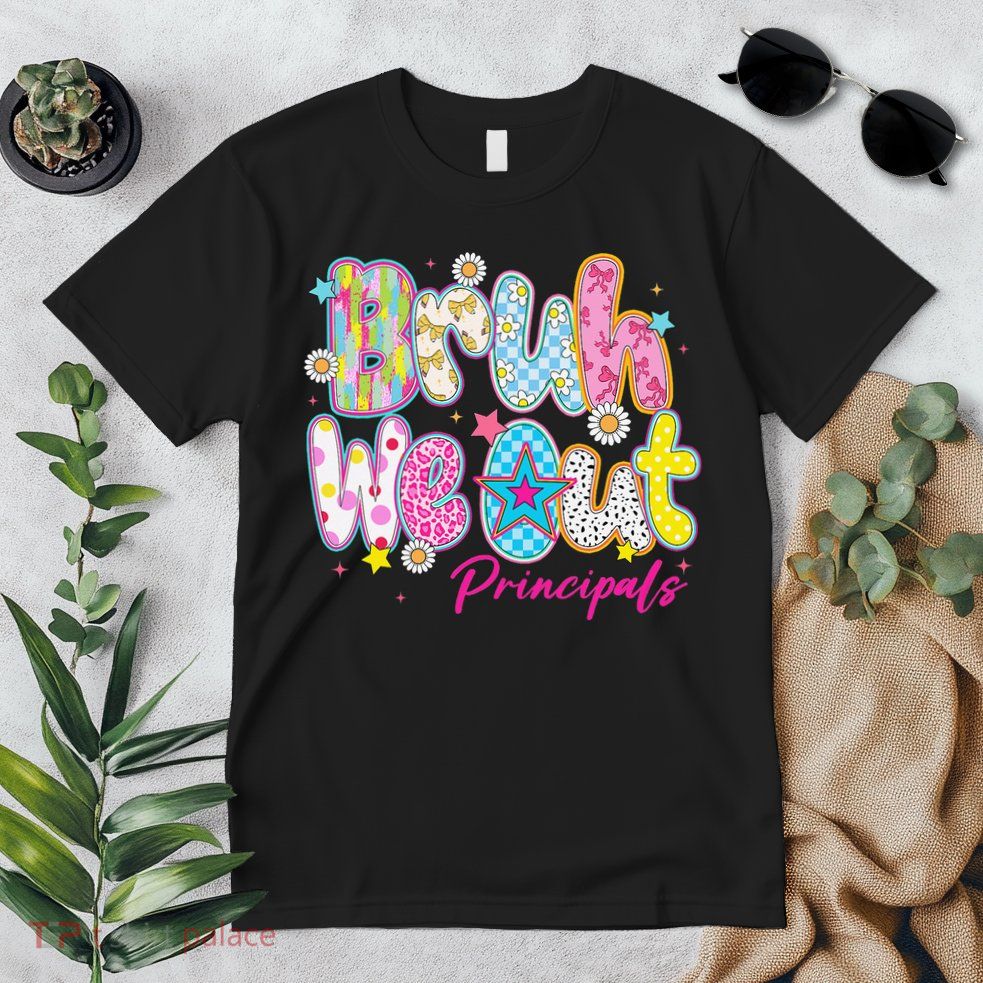 Preppy Bruh We Out Principals Last Day Of School Summer Premium T-Shirt