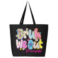 Preppy Bruh We Out Principals Last Day Of School Summer 25L Jumbo Tote