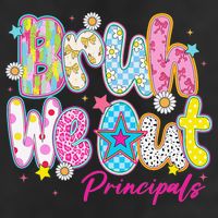 Preppy Bruh We Out Principals Last Day Of School Summer 25L Jumbo Tote
