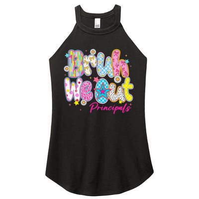Preppy Bruh We Out Principals Last Day Of School Summer Women's Perfect Tri Rocker Tank