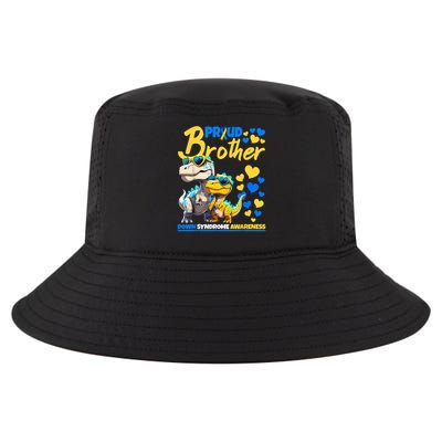 Proud Brother World Down Syndrome Awareness Dinosaur T21 Cool Comfort Performance Bucket Hat